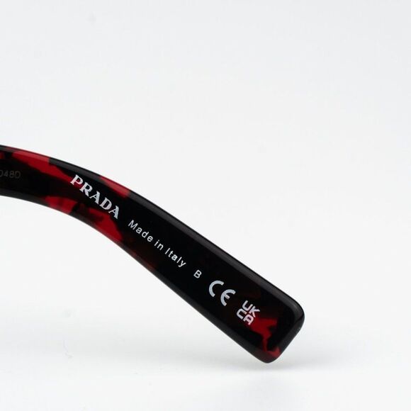 Prada Sunglasses Black Dark Grey Pilot PR22YS 1AB5S0 BRAND NEW - Picture 6 of 10